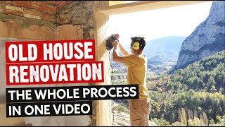 HOW I RENOVATED AN ANCIENT ABANDONED HOUSE  🛠️ Full DIY HowTo Process [upl. by Hiltan]