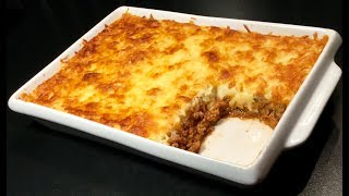 RECETTE EXPRESS LE HACHIS PARMENTIER À LA TOMATE [upl. by Aromat623]