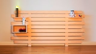 DIY Modular Headboard  Woodworking [upl. by Schubert]