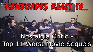 Renegades React to Nostalgia Critic  Top 11 Worst Movie Sequels [upl. by Bristow]