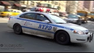 NYPD Police Car Responding  Rumbler Siren [upl. by Vocaay179]