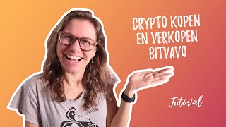 Crypto kopen en verkopen via Bitvavo Tutorial [upl. by Latin]