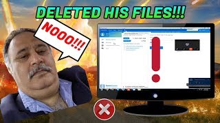 ACCESSING SCAMMERS PC FILES DELETED [upl. by Ennalyrehc992]