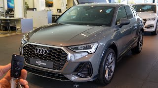 2021 Audi Q3 Sportback 35 TFSI 150hp  Sound amp Visual Review [upl. by Ecyned135]