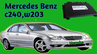 Mercedes Benz W203 transmission control module replacement and location [upl. by Trinl]