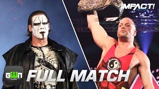 Rob Van Dam vs Sting FULL MATCH Slammiversary 2010  IMPACT Wrestling Full Matches [upl. by Nessa]