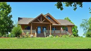 Log Cabin in the NC Blue Ridge Mountains for sale Lake Lure Rutherfordton Chimney Rock Asheville [upl. by Atilek]