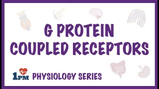 G Protein Coupled Receptors GPCRs  Structure Mechanism of Action [upl. by Lladnar]