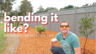 LIVE  DIY curved garden edging using treated pine an affordable landscape solution [upl. by Daphie18]