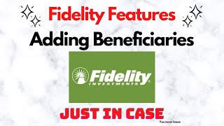 How to Add Beneficiaries to Your Fidelity Accounts IRA Taxable Brokerage and Cash Management [upl. by Nitsud]