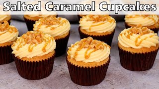 Salted Caramel Cupcakes Recipe [upl. by Grange625]