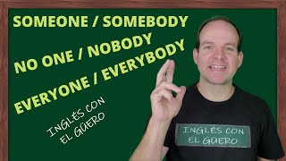 Pronombres Indefinidos SOMEONESOMEBODY EVERYONEEVERYBODY etc [upl. by Esinet]