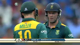 India vs South Africa 2015 ODI series decider highest scorin match 438 [upl. by Amato56]