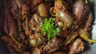 Gutti vankaya kura Stuffed Brinjal curry [upl. by Hteboj]