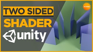 Two Sided Shader in Unity  Back Face Culling [upl. by Natty764]