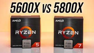 AMD Ryzen 5 5600X vs Ryzen 7 5800X  6 or 8 Cores [upl. by Leith]