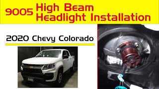 Install  Replace 20152021 Chevy Colorado LED Headlights  High Beam [upl. by Tobey]