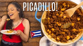 Cuban Style Picadillo  Ground Beef Recipes  Chef Zee Cooks [upl. by Hussar]