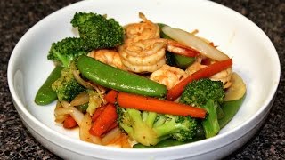 Shrimp amp Vegetable Stir Fry Recipe [upl. by Mcnelly]