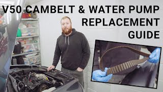 How To Change Volvo V50 S40 C30 Timing Belt amp Water Pump  20112016 D2 Drive  Ford Peugeot Mazda [upl. by Ailemaj708]