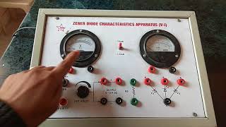 CLASS 12 PHYSICS EXPERIMENT ZENER DIODE CHARACTERISTICS [upl. by Uzial]