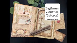 Beginner Envelope Junk Journal  No Sewing  Easy DIY Part 1 of 3 lizthepaperproject journalideas [upl. by Auos965]