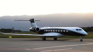 Gulfstream G700 Makes Geneva Debut [upl. by Lyrad372]