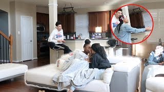 CAUGHT KISSING ANOTHER GIRL PRANK ON GIRLFRIEND FT CIERRA AND JORDAN [upl. by Shirl199]