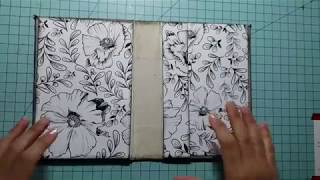 Basics for making a Junk Journal cover for beginners  Part 1 [upl. by Dahsra]