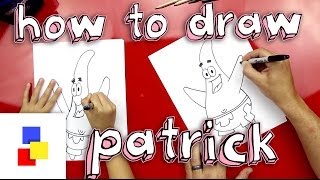 How To Draw Patrick From Spongebob [upl. by Ralleigh]