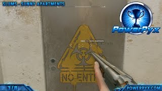 Dying Light  All Quarantine Zone Locations Trespassing Trophy  Achievement Guide [upl. by Zzabahs930]