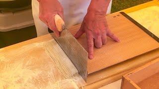 japanese street food  Art of making SOBA NOODLES そば [upl. by Godber]