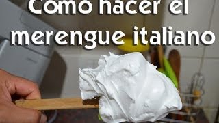 Como hacer el merengue italiano [upl. by Ingham]