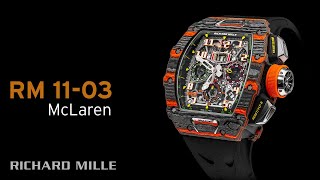 RM 1103 Flyback Chronograph McLaren — RICHARD MILLE [upl. by Alena]