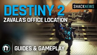 How to Find Zavalas Office  Destiny 2 [upl. by Adnorhs351]