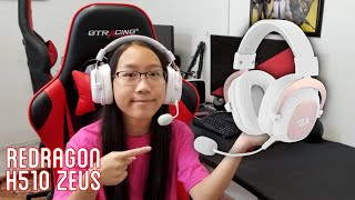 Redragon H510 Zeus Wired Gaming Headset Unboxing and Review [upl. by Pauiie]