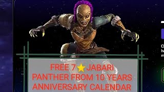 MCOC  Free 7⭐ Jabari Panther Gameplay [upl. by Orvan]