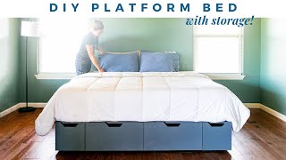 Platform Bed with Storage [upl. by Raveaux834]