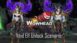 Void Elf Allied Race Unlock Scenario  Telogrus Rift [upl. by Rizzo91]