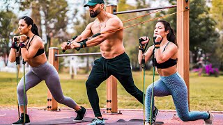 Cuerpo Completo Con Ligas de Resistencia ⚠️ 4 MIN Full Body Tabata Workout [upl. by Winifield]