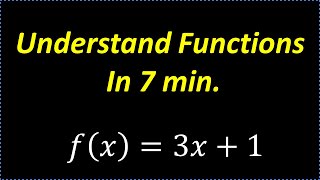 Learn Functions – Understand In 7 Minutes [upl. by Kermit842]