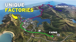 FULL MAP Supply Chain  Cities Skylines Oceania 21 [upl. by Enreval]