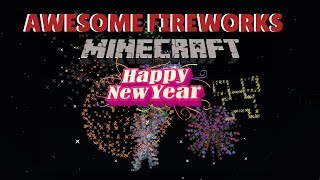 ✔ 5 AWESOME FIREWORK SHAPES With Tutorial Minecraft [upl. by Noiramed]