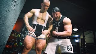 Bodybuilder VS Cyclist TOTAL LEG DAY feat Robert Foerstemann [upl. by Laurin155]