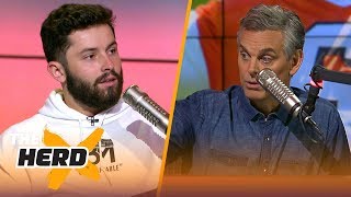 Baker Mayfields full interview with Colin Cowherd  NFL  THE HERD [upl. by Imot]