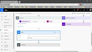Microsoft Flow Approval with Reminder Email [upl. by Ilana]