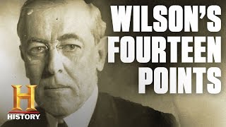 Woodrow Wilsons Fourteen Points  History [upl. by Tonneson]