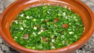 Aji Casero  Colombian Green Sauce Recipe [upl. by Coombs]