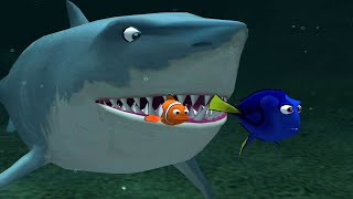 Finding Nemo Game Movie  All Cutscenes [upl. by Nnairb]