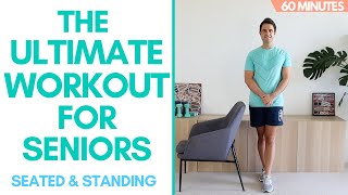 30Minute Whole Body Chair Workout for Seniors [upl. by Partridge]